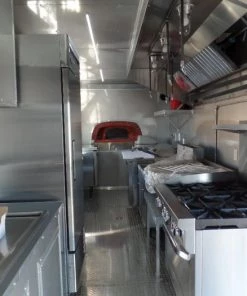 8.5' x 40' Gooseneck Concession Food Trailer With Appliances -Cheap Concession Trailers Shop sam 2814 1