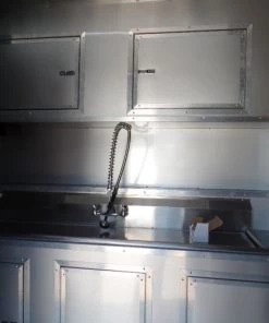 8.5' x 40' Gooseneck Concession Food Trailer With Appliances -Cheap Concession Trailers Shop sam 2816 1