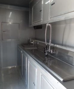 8.5' x 40' Gooseneck Concession Food Trailer With Appliances -Cheap Concession Trailers Shop sam 2818 1