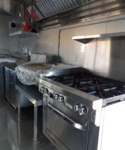 8.5' x 40' Gooseneck Concession Food Trailer With Appliances -Cheap Concession Trailers Shop sam 2823 1