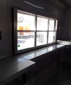 8.5' x 40' Gooseneck Concession Food Trailer With Appliances -Cheap Concession Trailers Shop sam 2825 1