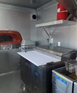 8.5' x 40' Gooseneck Concession Food Trailer With Appliances -Cheap Concession Trailers Shop sam 2826 1