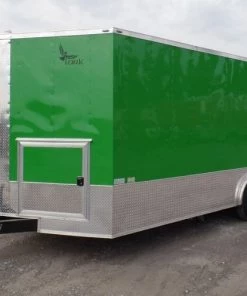 8.5' x 14' Concession Food Trailer Lime Event Catering -Cheap Concession Trailers Shop sam 2946
