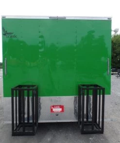8.5' x 14' Concession Food Trailer Lime Event Catering -Cheap Concession Trailers Shop sam 2949