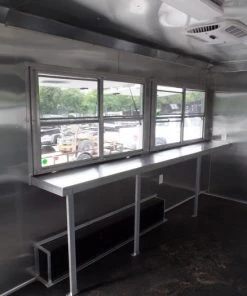 8.5' x 14' Concession Food Trailer Lime Event Catering -Cheap Concession Trailers Shop sam 2956