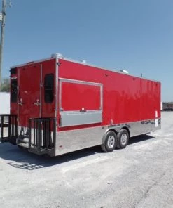 8.5' x 24' Red Concession Food Trailer 40 8.5' x 24' Red Concession Food Trailer -Cheap Concession Trailers Shop sam 2959 1