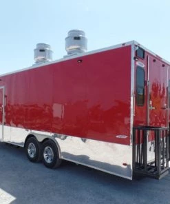 8.5' x 24' Red Concession Food Trailer 28 8.5' x 24' Red Concession Food Trailer -Cheap Concession Trailers Shop sam 2961 1