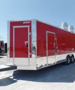 8.5' x 24' Red Concession Food Trailer 37 8.5' x 24' Red Concession Food Trailer -Cheap Concession Trailers Shop sam 2963 1