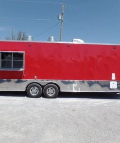 8.5' x 24' Red Concession Food Trailer 30 8.5' x 24' Red Concession Food Trailer -Cheap Concession Trailers Shop sam 2969 1