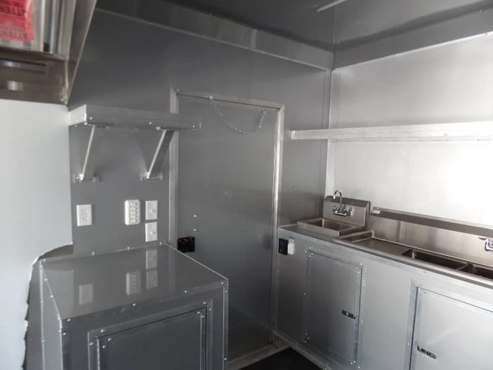 8.5' x 24' Red Concession Food Trailer 5 8.5' x 24' Red Concession Food Trailer - Image 5