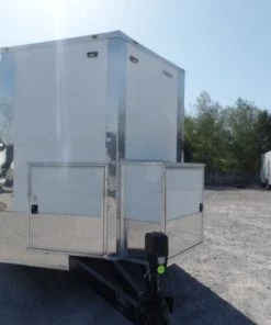 8.5' x 24' White Concession Food Trailer With Appliances -Cheap Concession Trailers Shop sam 2988