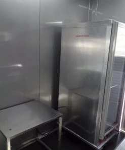 8.5' x 24' White Concession Food Trailer With Appliances -Cheap Concession Trailers Shop sam 3003 1