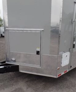8.5' x 30' Concession Food Dove Grey Trailer With Appliances -Cheap Concession Trailers Shop sam 3045