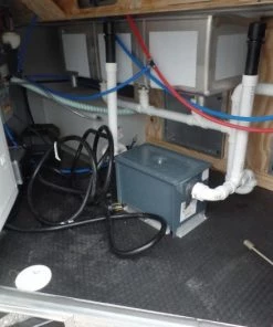 8.5' x 30' Concession Food Dove Grey Trailer With Appliances -Cheap Concession Trailers Shop sam 3046