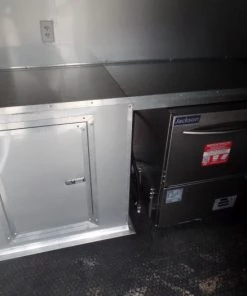 8.5' x 30' Concession Food Dove Grey Trailer With Appliances -Cheap Concession Trailers Shop sam 3050