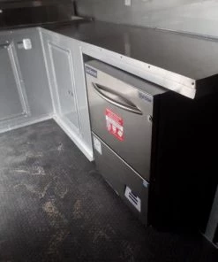 8.5' x 30' Concession Food Dove Grey Trailer With Appliances -Cheap Concession Trailers Shop sam 3053