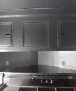 8.5' x 30' Concession Food Dove Grey Trailer With Appliances -Cheap Concession Trailers Shop sam 3056