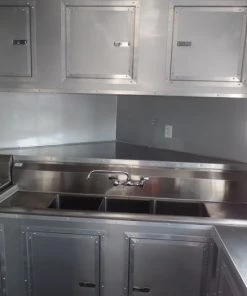 8.5' x 26' Concession Food Trailer Black Event Catering -Cheap Concession Trailers Shop sam 3138