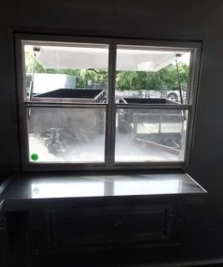 8.5' x 26' Concession Food Trailer Black Event Catering -Cheap Concession Trailers Shop sam 3139