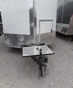 8.5' x 18' Concession Food Trailer Elite White Event Catering -Cheap Concession Trailers Shop sam 3186 1