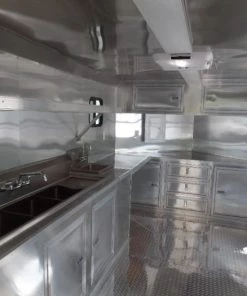 8.5' x 24' Concession Food Black Porch Style Trailer -Cheap Concession Trailers Shop sam 3193 1