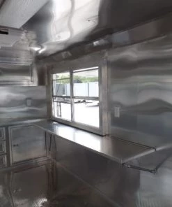 8.5' x 24' Concession Food Black Porch Style Trailer -Cheap Concession Trailers Shop sam 3195 1