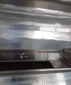 8.5' x 24' Porch Style Black Concession Food Trailer -Cheap Concession Trailers Shop sam 3199 2