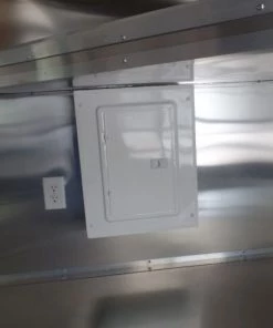 8.5' x 24' Concession Food Black Porch Style Trailer -Cheap Concession Trailers Shop sam 3201 1