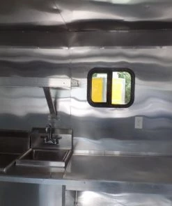 8.5' x 24' Concession Food Black Porch Style Trailer -Cheap Concession Trailers Shop sam 3202 1