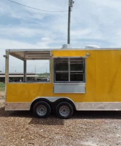 8.5' x 16' Yellow Concession Food Catering Event Trailer -Cheap Concession Trailers Shop sam 3240