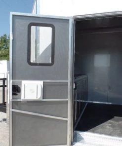 8.5' x 18' Concession White Event Food Catering Trailer -Cheap Concession Trailers Shop sam 3372