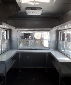 8.5' x 18' Concession White Event Food Catering Trailer -Cheap Concession Trailers Shop sam 3373