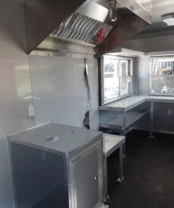8.5' x 18' Concession White Event Food Catering Trailer -Cheap Concession Trailers Shop sam 3375