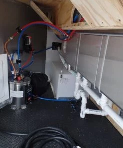 8.5' x 22' Concession Food Trailer Grey/Green With Appliances -Cheap Concession Trailers Shop sam 3624 1