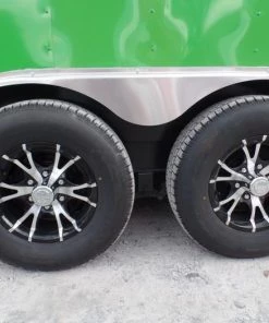 8.5' x 22' Concession Food Trailer Grey/Green With Appliances -Cheap Concession Trailers Shop sam 3627 1