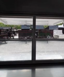 8.5' x 22' Concession Food Trailer Grey/Green With Appliances -Cheap Concession Trailers Shop sam 3649 1