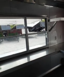 8.5' x 22' Concession Food Trailer Grey/Green Event Catering -Cheap Concession Trailers Shop sam 3650