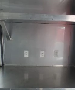 8.5' x 22' Concession Food Trailer Grey/Green Event Catering -Cheap Concession Trailers Shop sam 3654