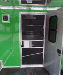 8.5' x 22' Concession Food Trailer Grey/Green With Appliances -Cheap Concession Trailers Shop sam 3655 1