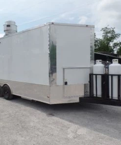 8.5' x 18' Concession Food Trailer With Appliances -Cheap Concession Trailers Shop sam 3687