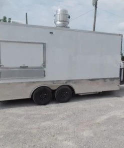 8.5' x 18' Concession Food Trailer With Appliances -Cheap Concession Trailers Shop sam 3688