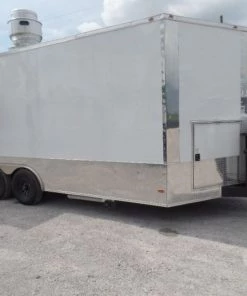 8.5' x 18' Concession Food Trailer With Appliances -Cheap Concession Trailers Shop sam 3695