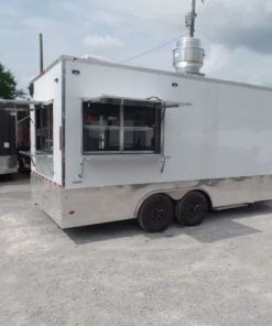 8.5' x 18' Concession Food Trailer With Appliances -Cheap Concession Trailers Shop sam 3696