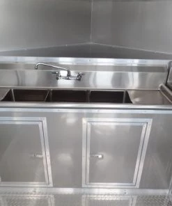 8.5' x 14' Concession Food Trailer Light Pewter Event Catering -Cheap Concession Trailers Shop sam 3721