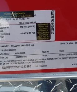 8.5' x 26' Concession Food Trailer Red Event Catering -Cheap Concession Trailers Shop sam 4223