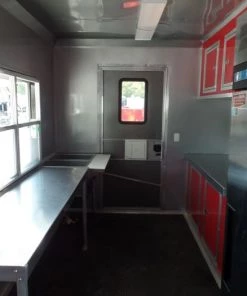 8.5' x 26' Concession Food Trailer Red Event Catering -Cheap Concession Trailers Shop sam 4226