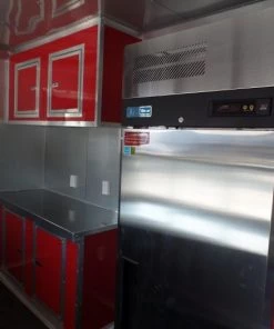 8.5' x 26' Concession Food Trailer Red Event Catering -Cheap Concession Trailers Shop sam 4227