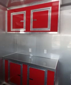 8.5' x 26' Concession Food Trailer Red Event Catering -Cheap Concession Trailers Shop sam 4232