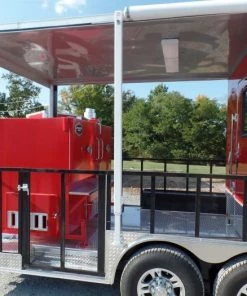 8.5' x 26' Concession Food Trailer Red Event Catering -Cheap Concession Trailers Shop sam 4239