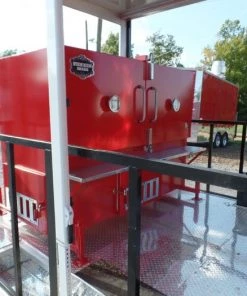 8.5' x 26' Concession Food Trailer Red Event Catering -Cheap Concession Trailers Shop sam 4240